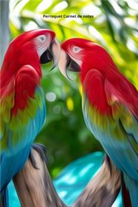 Perroquet Carnet de notes