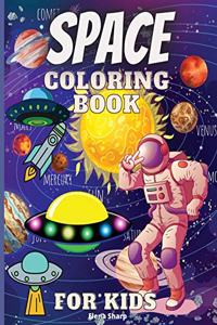 Space Coloring Book For Kids