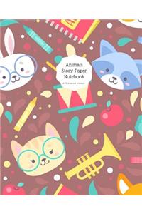 Animals Story Paper Notebook
