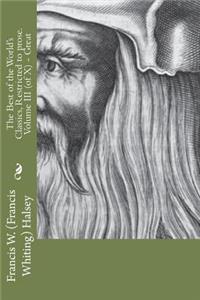 The Best of the World's Classics, Restricted to prose. Volume III (of X) - Great
