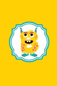 Monster Monogram Journal - Letter B