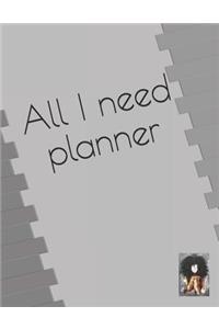 All I Need Planner