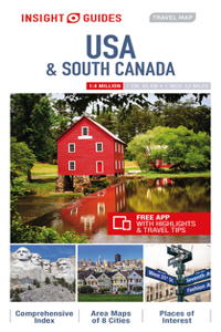 Insight Guides Travel Map USA & Canada South