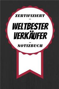 Notizbuch - Zertifiziert - Weltbester - Verkäufer