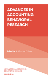 Advances in Accounting Behavioral Research