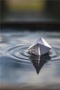 Paper Boat in a Silver Puddle Journal