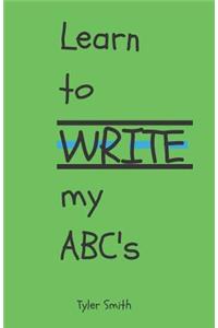 Learn to write my ABC's