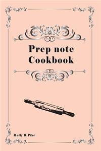Prep note Cookbook
