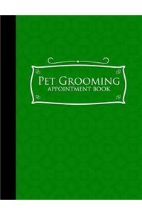 Pet Grooming Appointment Book