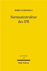 Normsatzstruktur Des Ipr