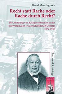 Recht Statt Rache Oder Rache Durch Recht?