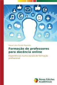 Formação de professores para docência online