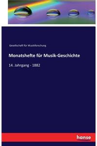 Monatshefte für Musik-Geschichte