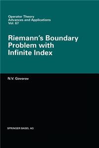 Riemann's Boundary Problem with Infinite Index