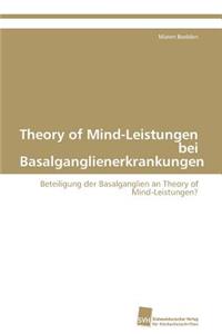 Theory of Mind-Leistungen bei Basalganglienerkrankungen