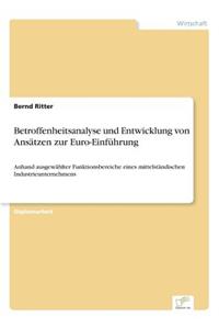 Betroffenheitsanalyse und Entwicklung von Ansätzen zur Euro-Einführung