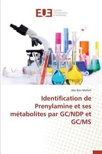 Identification de Prenylamine Et Ses Métabolites Par Gc/Ndp Et Gc/MS