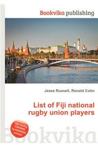List of Fiji National Rugby Union Players