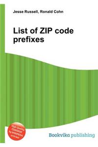 List of Zip Code Prefixes