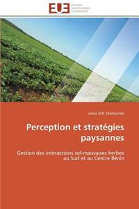 Perception Et Strat�gies Paysannes