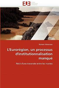 L'Euror�gion, Un Processus d'Institutionnalisation Manqu�