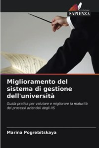 Miglioramento del sistema di gestione dell'università