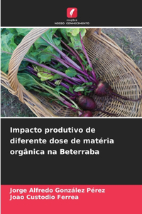 Impacto produtivo de diferente dose de matéria orgânica na Beterraba