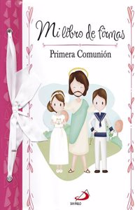 Mi libro de firmas. Mi Primera Comunion (rosa)