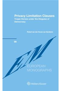 Privacy Limitation Clauses