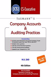 Company Accounts & Auditing Practices (CS -Executive)-(December 2017 Exams)