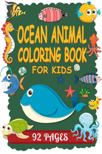 Ocean Animal Coloring Book For Kids