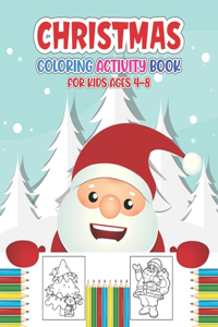 Christmas Coloring Activity Book for Kids Ages 4-8