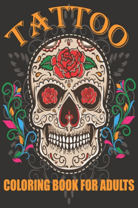 Tattoo Coloring Book For Adults