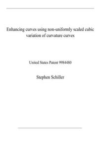 Enhancing curves using non-uniformly scaled cubic variation of curvature curves