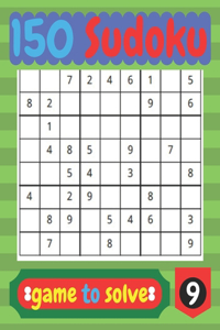 150 Sudoko game to solve