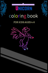 Unicorn coloring book for kids ages 4-8