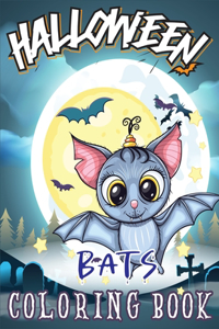 Halloween Bats Coloring Book