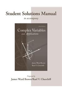 Student's Solutions Manual to accompany Complex Variables and Applications