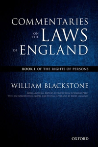 The Oxford Edition of Blackstone's: Commentaries on the Laws of England