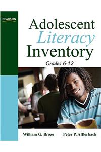 Adolescent Literacy Inventory, Grades 6-12
