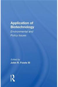 Application of Biotechnology