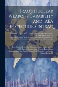 Iraq's Nuclear Weapons Capability and IAEA Inspections in Iraq