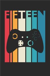 Gaming Notebook for 15 Year Old Boys and Girls - Vintage Gaming Journal - 15th Birthday Gift for Gamer Diary