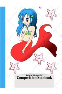 Anime Mermaid - Composition Notebook