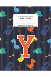 Primary Composition Notebook Grades K-2 Story Journal Y