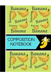 Banana Composition Notebook