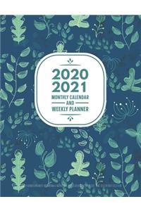 2020-2021 Monthly Calendar And Weekly Planner