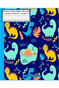 Dinosaurs Primary Story Paper Journal