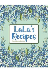 Lala's Recipes Blue Flower Edition