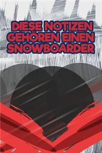 Diese Notizen Gehören Einen Snowboarder